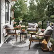 如果你有一个小型阳台或者露台的话你会选择放置什么样的户外家具来进行室外休闲娱乐活动吗？