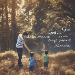 上帝也是单亲家长。