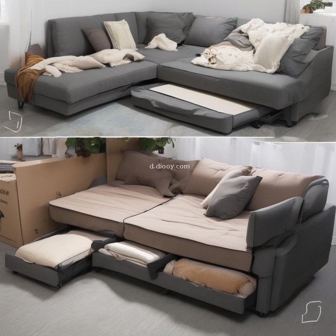 如何正确地装载沙发床并安全移动它到另一个房间或公寓中的其他地方？