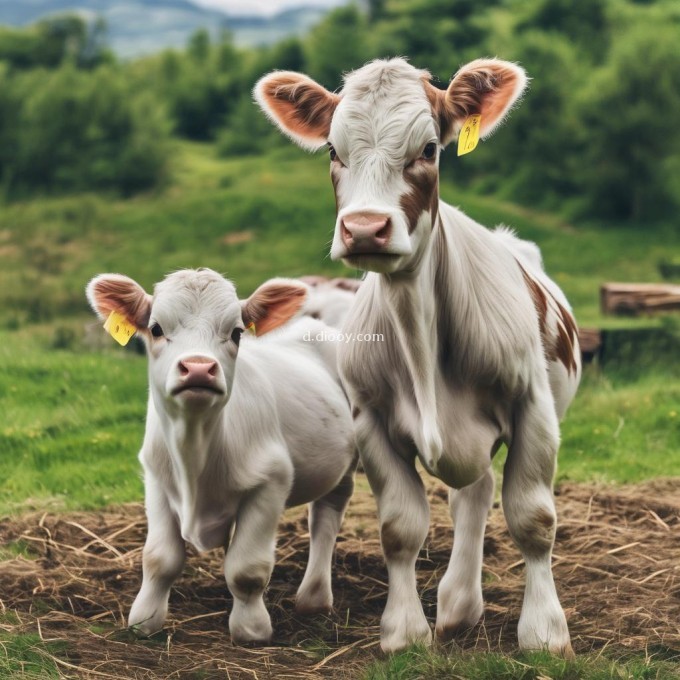 如何正确地将一只小牛放置在草地上？