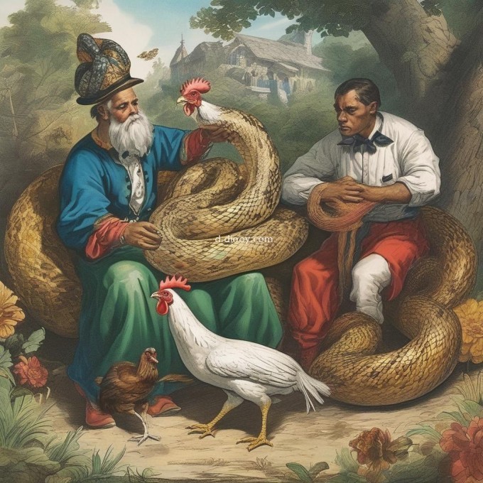 为什么说鸡与蛇结婚是一个有趣的谜语？