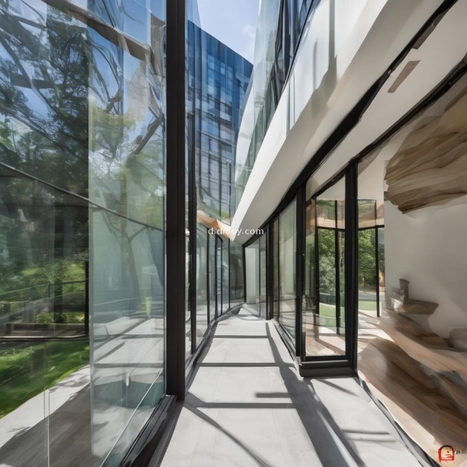 如果是现代建筑设计的话为什么在很多情况下会采用不透明玻璃作为大窗户而不是普通的墙体材料吗？这有什么优点或是缺点？