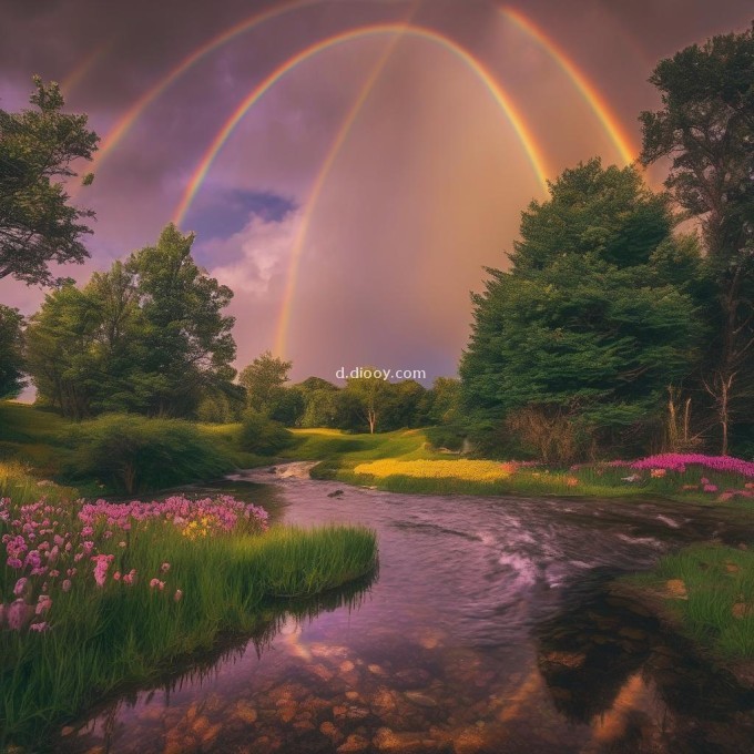 你梦到的是一个完整的彩虹吗？如果是的话你对它有什么感受和想法呢？