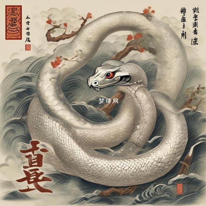 在中国的一个古老传说中有一个叫作白蛇的角色是用什么方法来获得它的名字的？