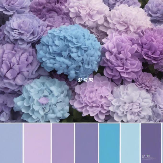 浅紫色和淡蓝色在色彩上有什么共同之处?